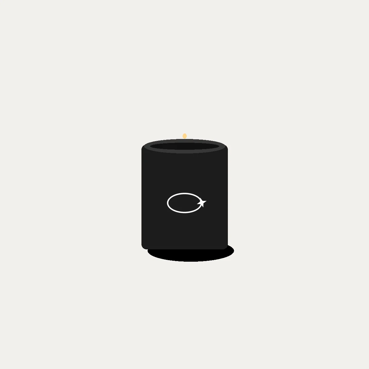 Club Copy listening room candle